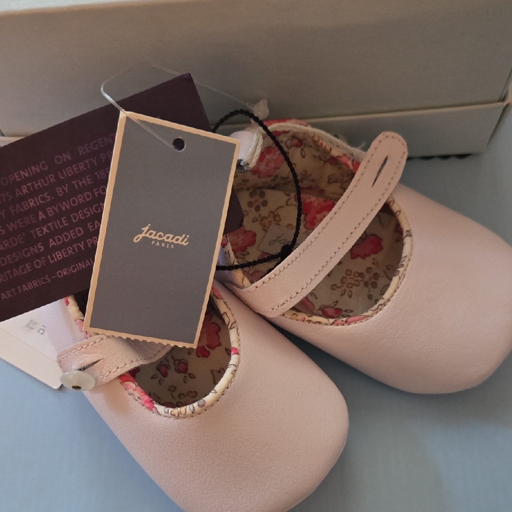 Jacadi Blush Pink Baby Shoes